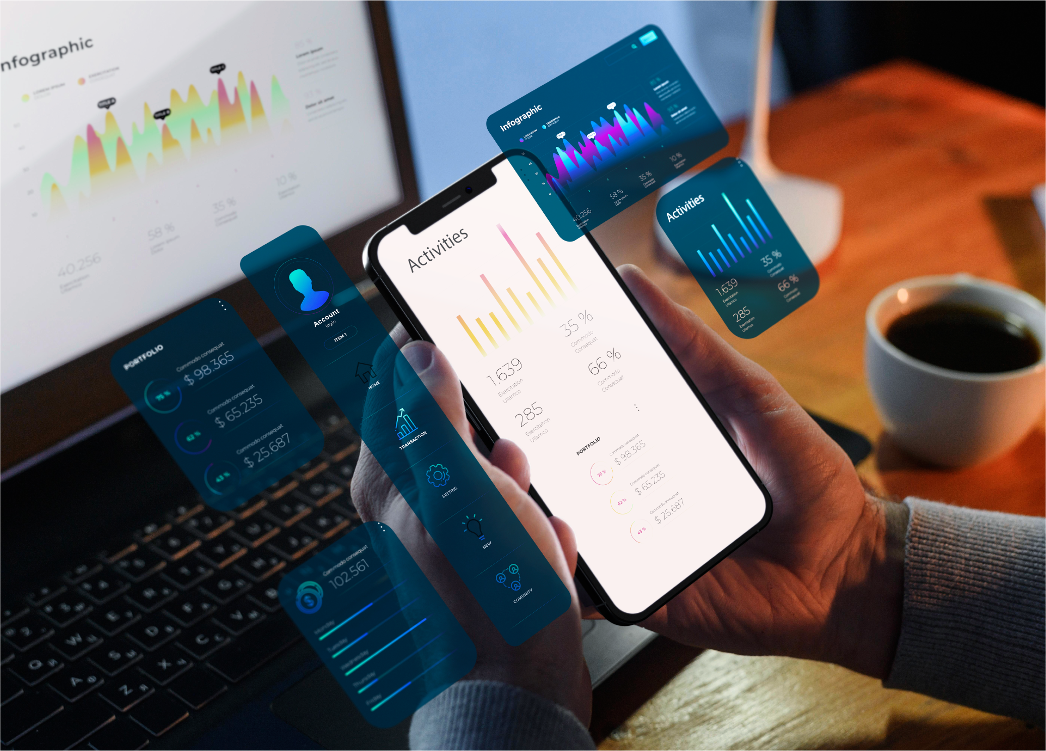 Illustration for Mobile App